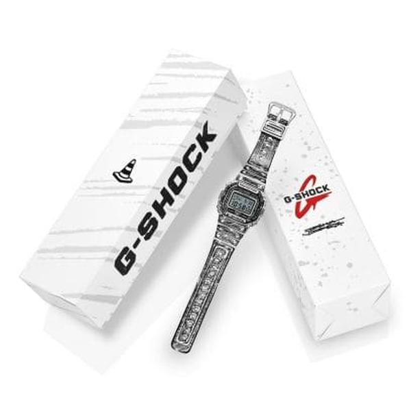 Casio G-Shock x Joshua Vides Digital Watch DW5600JV-7 White-Black Sheep Skate Shop