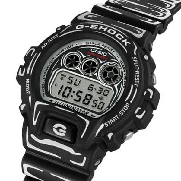 Casio G-Shock x Joshua Vides Digital Watch DW6900JV-1 Black-Black Sheep Skate Shop