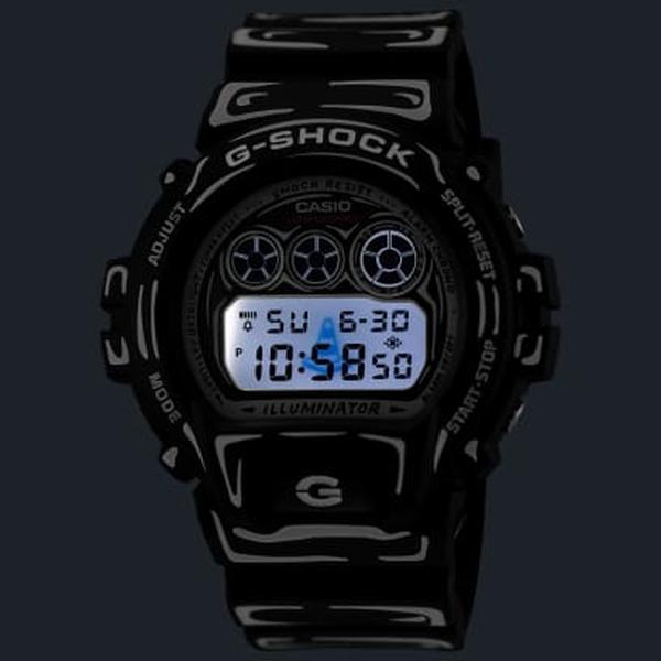 Casio G-Shock x Joshua Vides Digital Watch DW6900JV-1 Black-Black Sheep Skate Shop