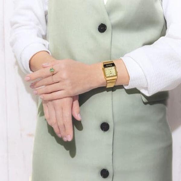 Casio Vintage Collection Analog - Digital Watch AQ800EG-9A Gold-Black Sheep Skate Shop