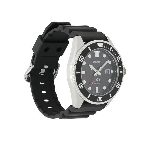 Casio Vintage Collection Analog Watch MDV106-1A Black - Silver-Black Sheep Skate Shop