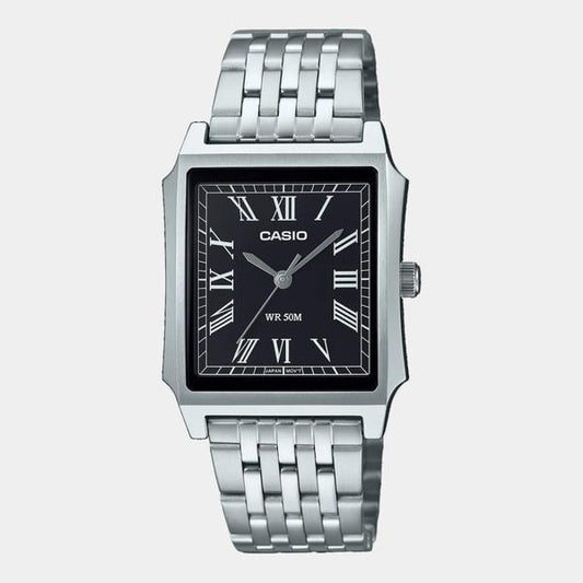 Casio Vintage Collection Analog Watch MTPB190D-1BV Silver - Black-Black Sheep Skate Shop