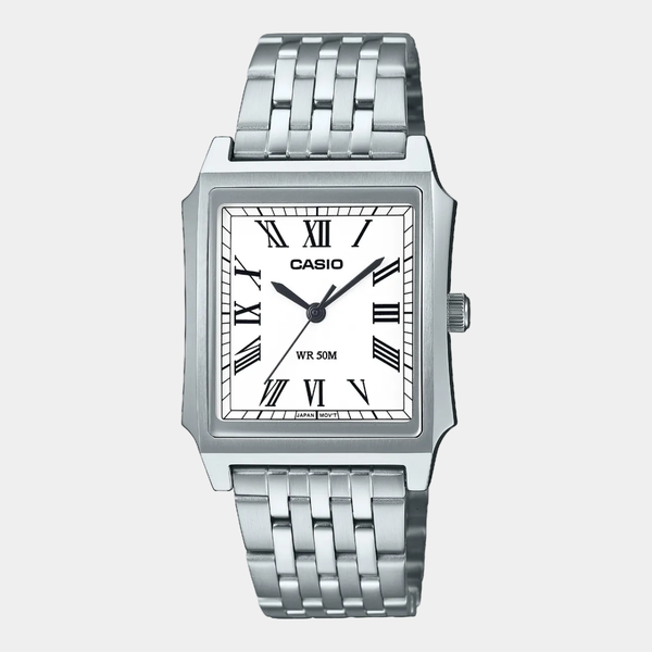 Casio Vintage Collection Analog Watch MTPB190D-7BV Silver - White-Black Sheep Skate Shop