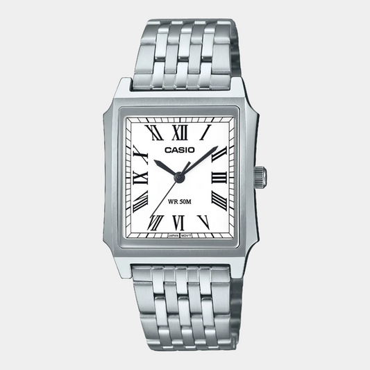 Casio Vintage Collection Analog Watch MTPB190D-7BV Silver - White-Black Sheep Skate Shop