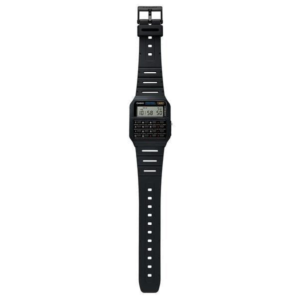 Casio Vintage Collection Digital Data Bank Watch CA53W-1 Black-Black Sheep Skate Shop