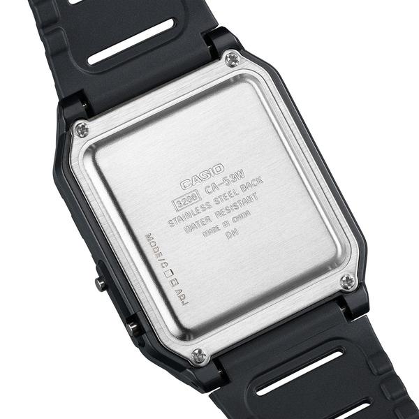 Casio Vintage Collection Digital Data Bank Watch CA53W-1 Black-Black Sheep Skate Shop