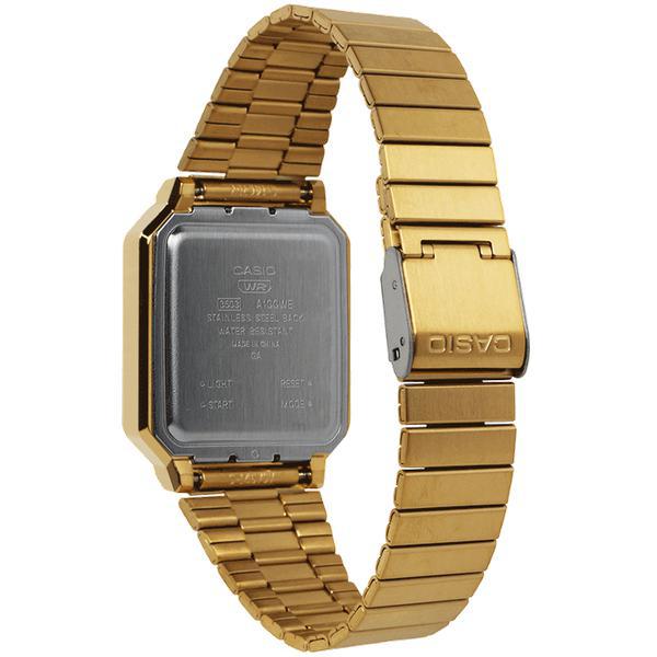 Casio Vintage Collection Digital Watch A100WEG-9AVT Gold-Black Sheep Skate Shop