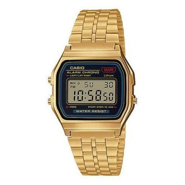 Casio Vintage Collection Digital Watch A159WGEA-1VT Gold-Black Sheep Skate Shop