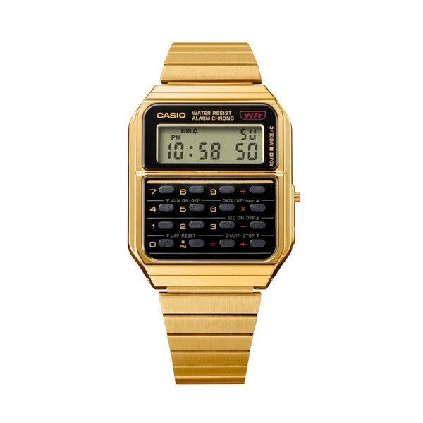 Casio Vintage Collection Digital Watch CA500WEG-1AVT Gold-Black Sheep Skate Shop