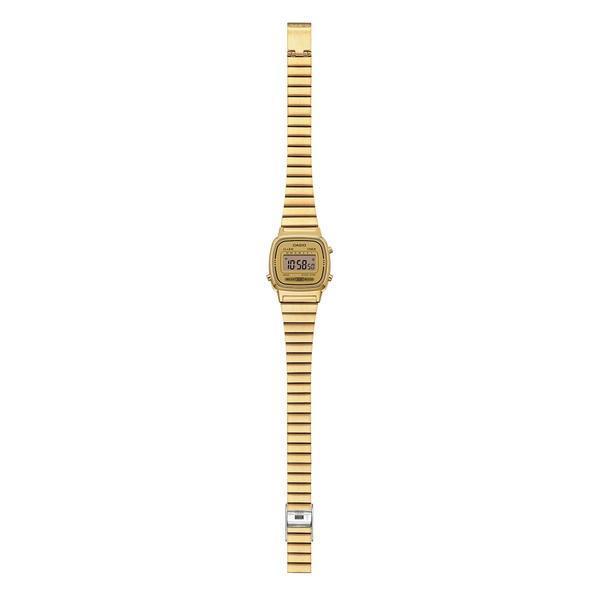 Casio Vintage Collection Digital Watch Small LA670WGA-9VT Gold-Black Sheep Skate Shop