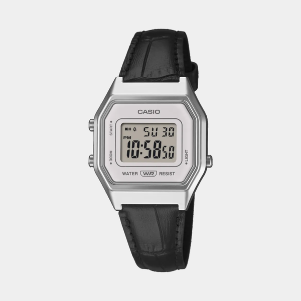 Casio Vintage Collection Digital Watch Small LA680WEL-1 Silver - Black-Black Sheep Skate Shop