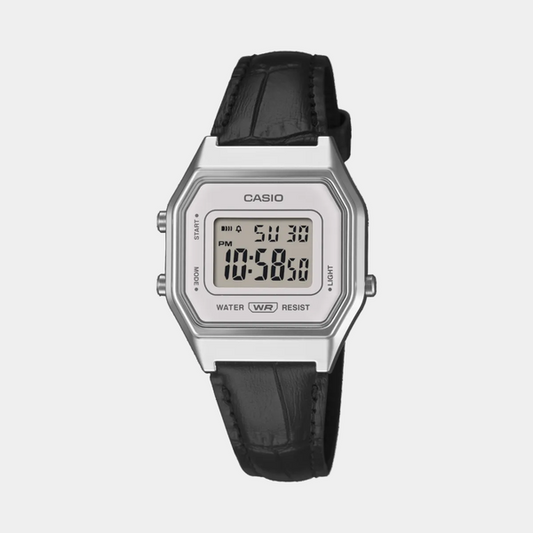 Casio Vintage Collection Digital Watch Small LA680WEL-1 Silver - Black-Black Sheep Skate Shop