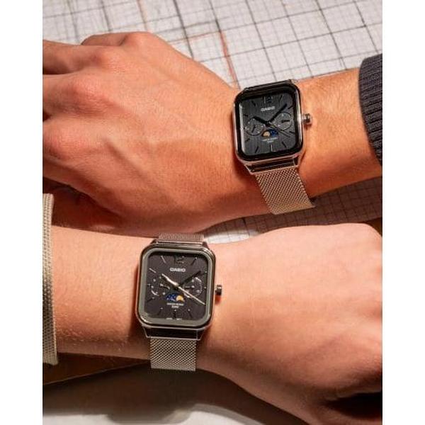 Casio Vintage Collection Standard Watch MTPM305MC-8AV Silver-Black Sheep Skate Shop