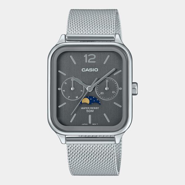 Casio Vintage Collection Standard Watch MTPM305MC-8AV Silver-Black Sheep Skate Shop