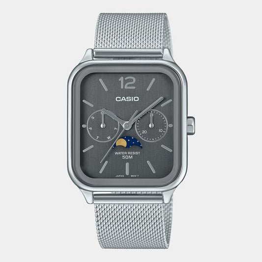 Casio Vintage Collection Standard Watch MTPM305MC-8AV Silver-Black Sheep Skate Shop