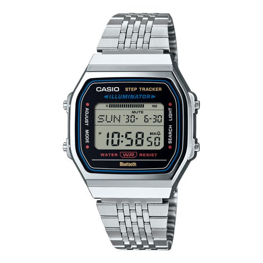 Casio Vintage Digital Watch ABL100WE-1AVT Silver-Black Sheep Skate Shop