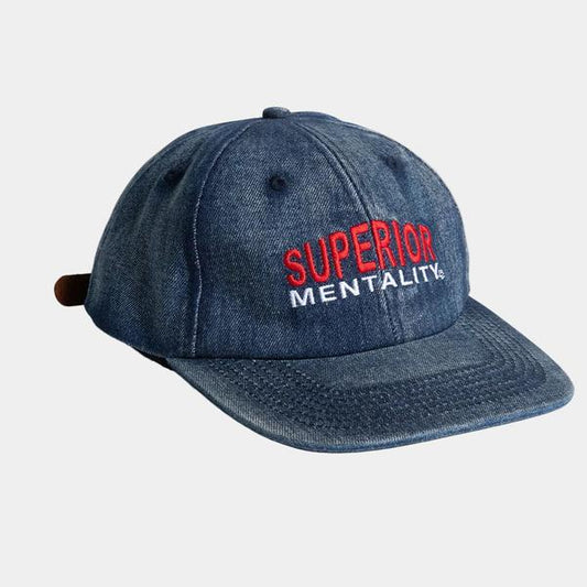 Chocolate Skateboards Art Official Mentality Denim 6 Panel Hat-Black Sheep Skate Shop