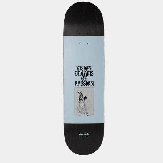 Chocolate Skateboards Erik Herrera White Lines Deck 8.5"-Black Sheep Skate Shop