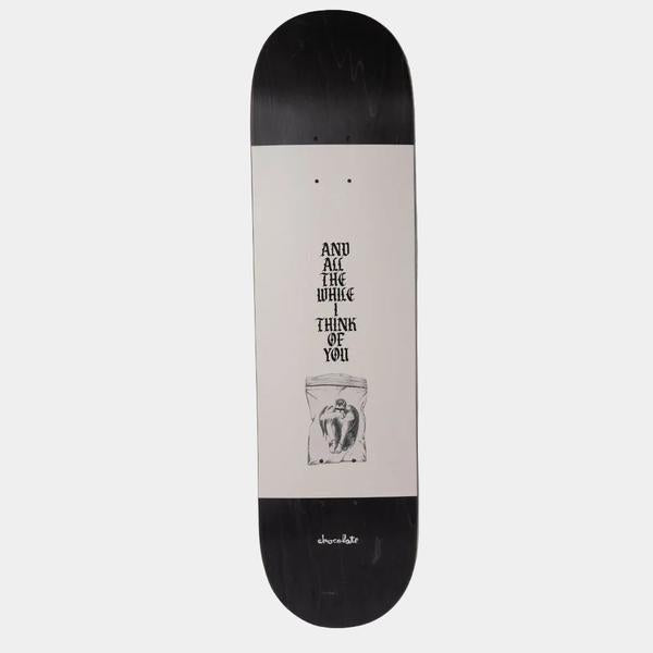 Chocolate Skateboards Jordan Trahan White Lines Deck 8.5"-Black Sheep Skate Shop