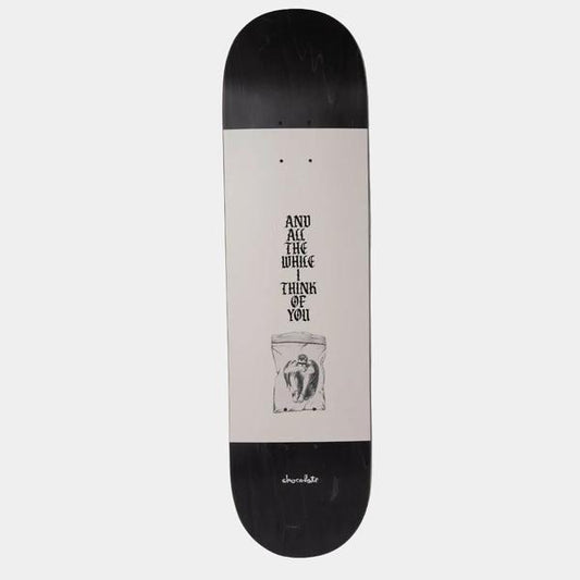 Chocolate Skateboards Jordan Trahan White Lines Deck 8.5"-Black Sheep Skate Shop