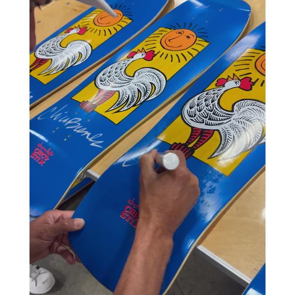 Chocolate Skateboards Signed Chico Brenes Retro Chico Stix Deck 9.75"-Black Sheep Skate Shop