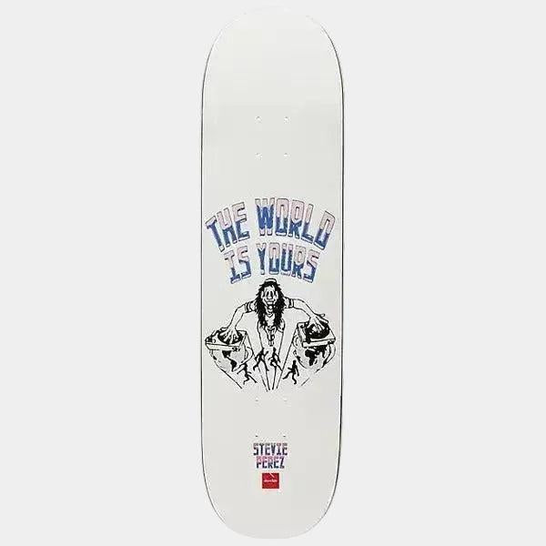 Chocolate Skateboards Stevie Perez World Is Yours Deck 7.75"-Black Sheep Skate Shop