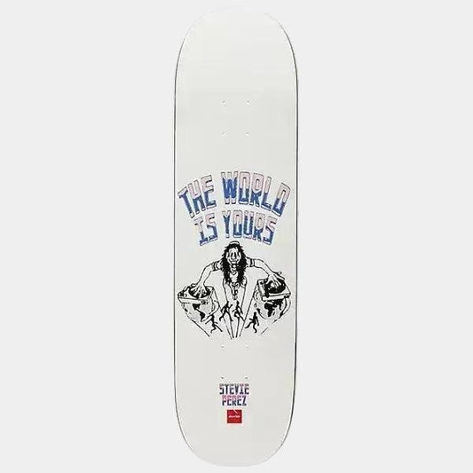 Chocolate Skateboards Stevie Perez World Is Yours Deck 7.75"-Black Sheep Skate Shop