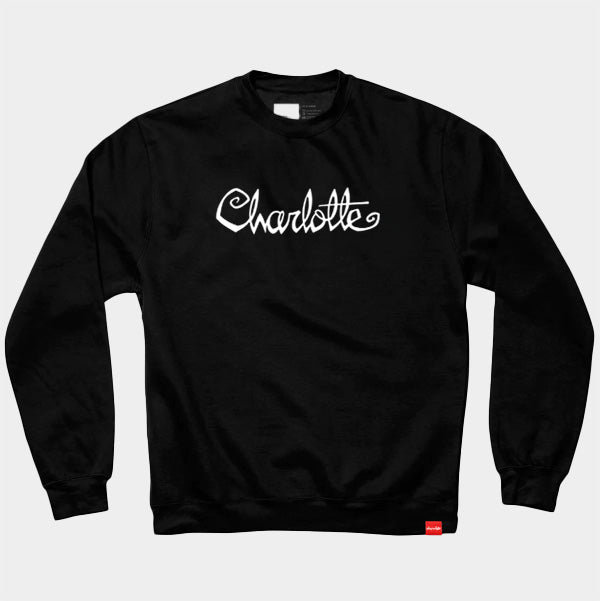 Chocolate Skateboards x Black Sheep "Flip The Script" Charlotte Crewneck Sweatshirt Black-Black Sheep Skate Shop