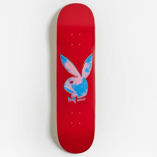 Color Bars x Andy Warhol x Playboy Skateboard Deck 8.25" Red-Black Sheep Skate Shop