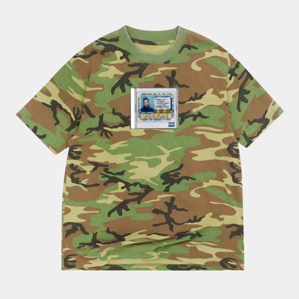 Color Bars x Ol' Dirty Bastard ODB CD T-Shirt Vintage Camo-Black Sheep Skate Shop