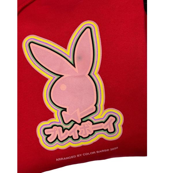 Color Bars x Playboy Tokyo Rabbit Head Hoody Red-Black Sheep Skate Shop