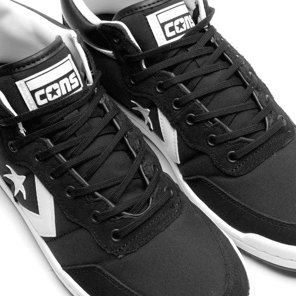 Converse CONS Fastbreak Pro Mid Black - White - Black-Black Sheep Skate Shop