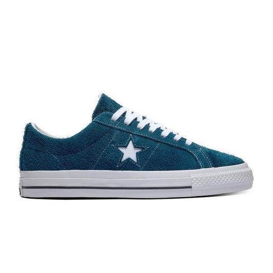 Converse CONS One Star Pro Ox Vintage Suede Midnight Turquoise - Black - White-Black Sheep Skate Shop