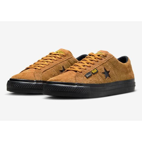 Converse CONS x IRAK One Star Pro Ox Gore-Tex Amber Brown - Black-Black Sheep Skate Shop