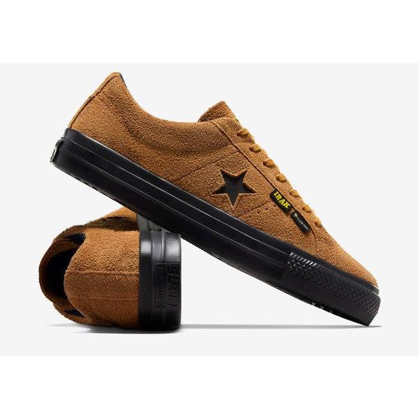 Converse CONS x IRAK One Star Pro Ox Gore-Tex Amber Brown - Black-Black Sheep Skate Shop