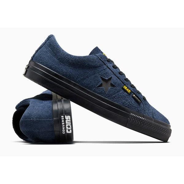 Converse CONS x IRAK One Star Pro Ox Gore-Tex Navy - Black - Vibrant Yellow-Black Sheep Skate Shop