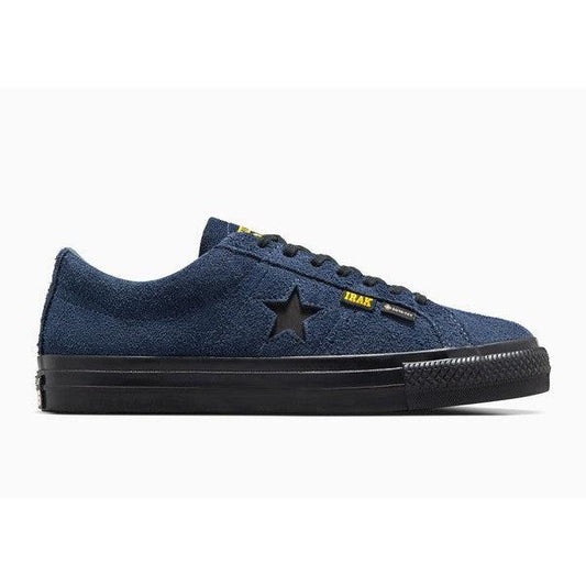 Converse CONS x IRAK One Star Pro Ox Gore-Tex Navy - Black - Vibrant Yellow-Black Sheep Skate Shop