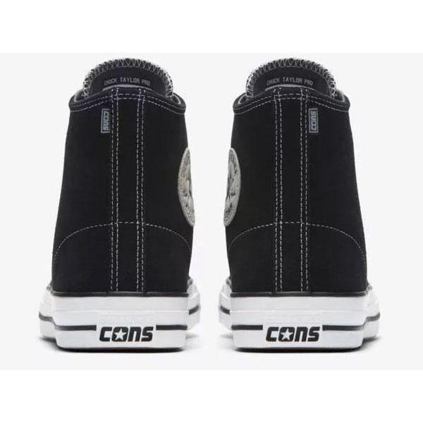 Converse CTAS Pro Hi Core Suede Black - Black - White-Black Sheep Skate Shop