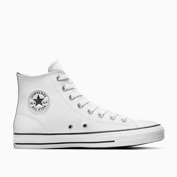 Converse CTAS Pro Hi Leather White - White - Black-Black Sheep Skate Shop