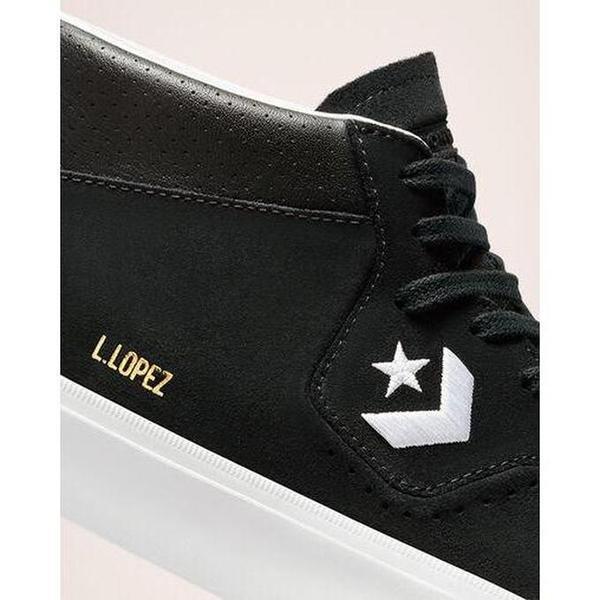 Converse Louie Lopez Pro Mid Black White 7.5