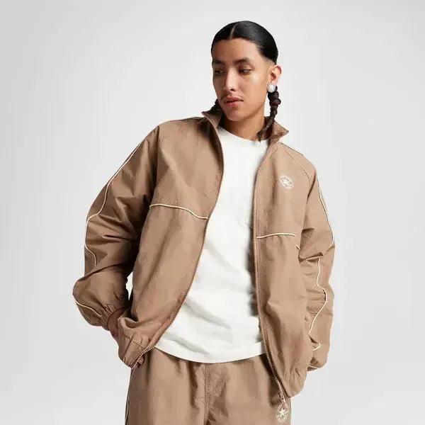 Converse Retro Windbreaker Chuck Starsprinter 2.0 Jacket Mushroom Forage-Black Sheep Skate Shop