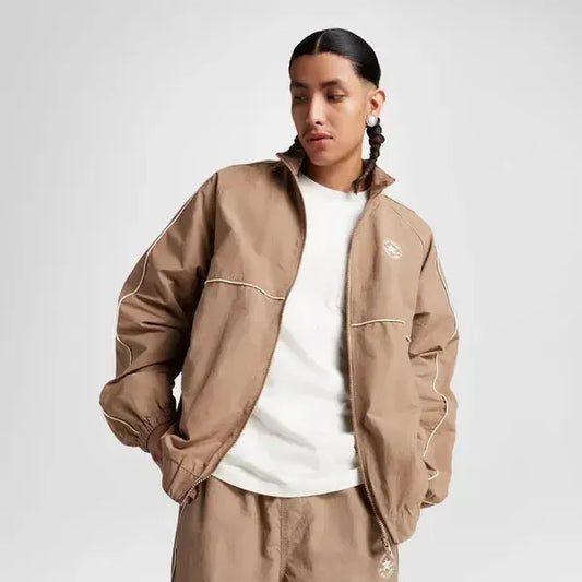 Converse Retro Windbreaker Chuck Starsprinter 2.0 Jacket Mushroom Forage-Black Sheep Skate Shop