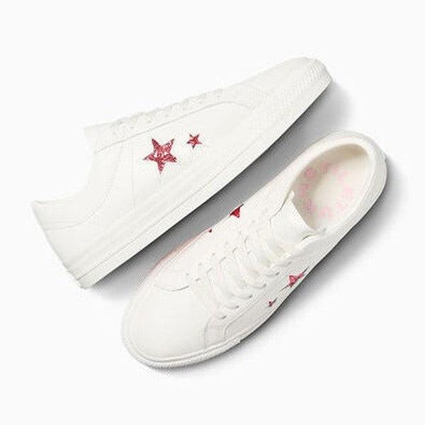 White one star leather ox outlet trainers