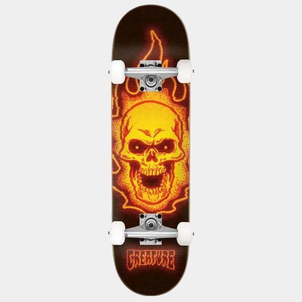 Creature Bonehead Glitch X-Large Skateboard Complete 8.5"-Black Sheep Skate Shop