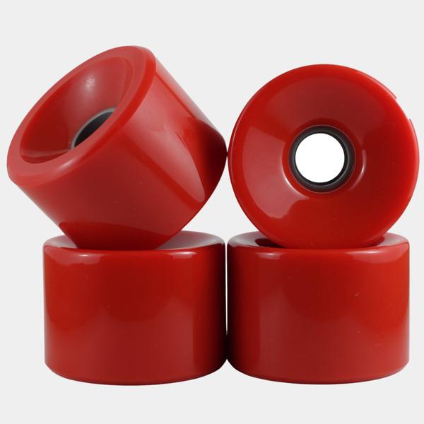 Cruiser Longboard Wheels 78a 65mm Red-Black Sheep Skate Shop