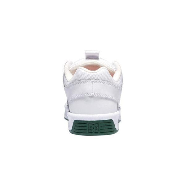 DC Shoes Lynx Zero Skate Shoe White - Green-Black Sheep Skate Shop