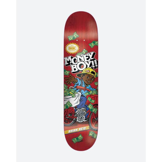 DGK Skateboards Brian Reid Paper Chaser Deck 8.1"-Black Sheep Skate Shop