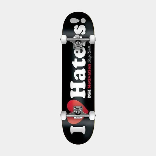 DGK Skateboards Haters Complete 8.38" Black-Black Sheep Skate Shop