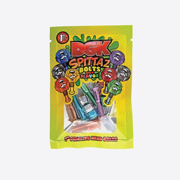 DGK Skateboards Spittaz Colored Hardware 1.0" Phillips Bolts-Black Sheep Skate Shop