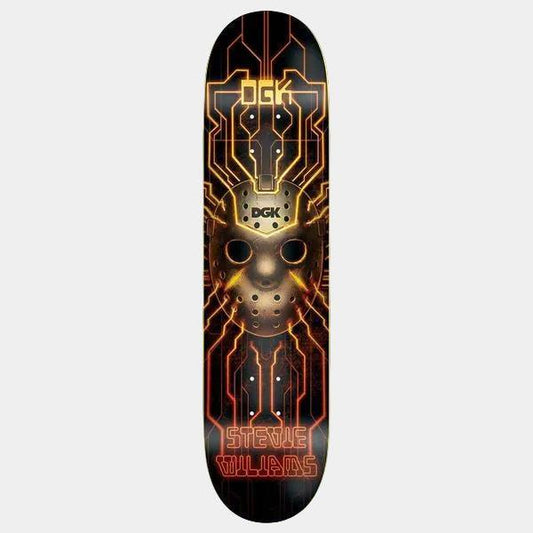 DGK Skateboards Stevie Williams Glow Deck 8.25"-Black Sheep Skate Shop